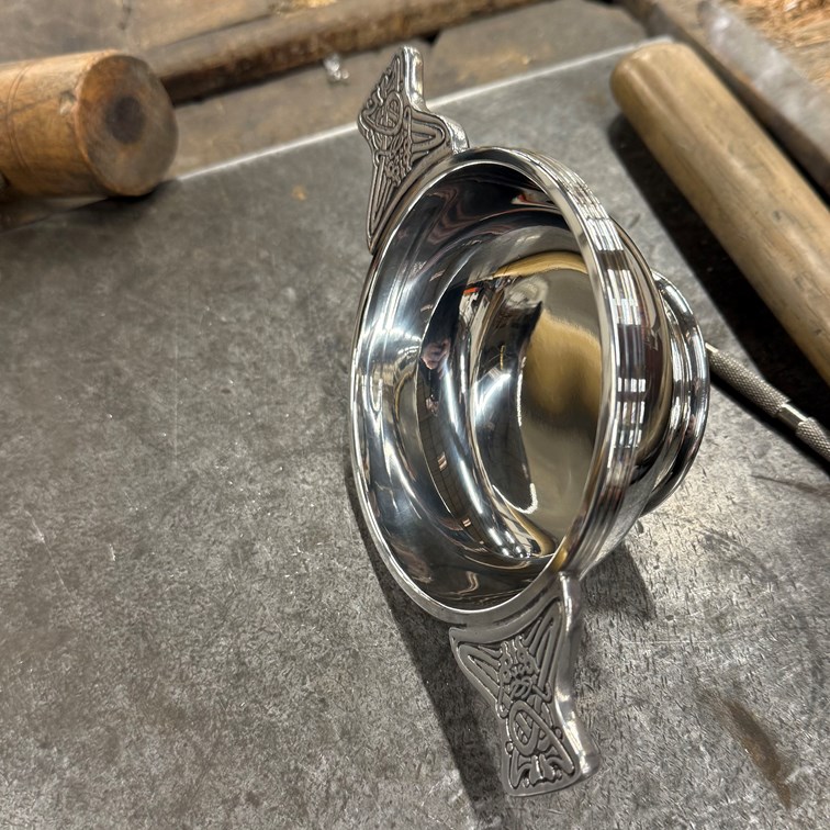 Large Pewter Quaich Large Pewter Quaich