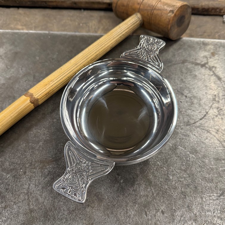 Large Pewter Quaich Large Pewter Quaich
