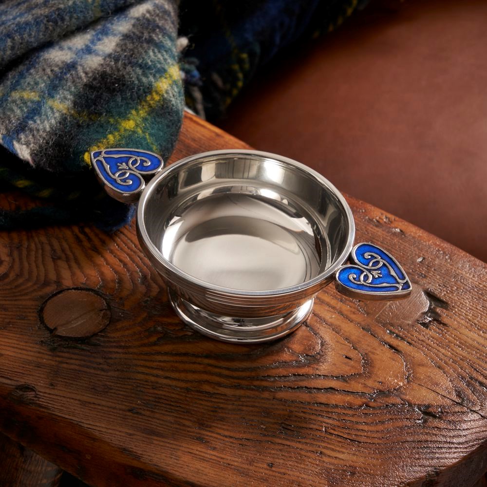 Blue Heart Of The Highlands Medium Quaich
