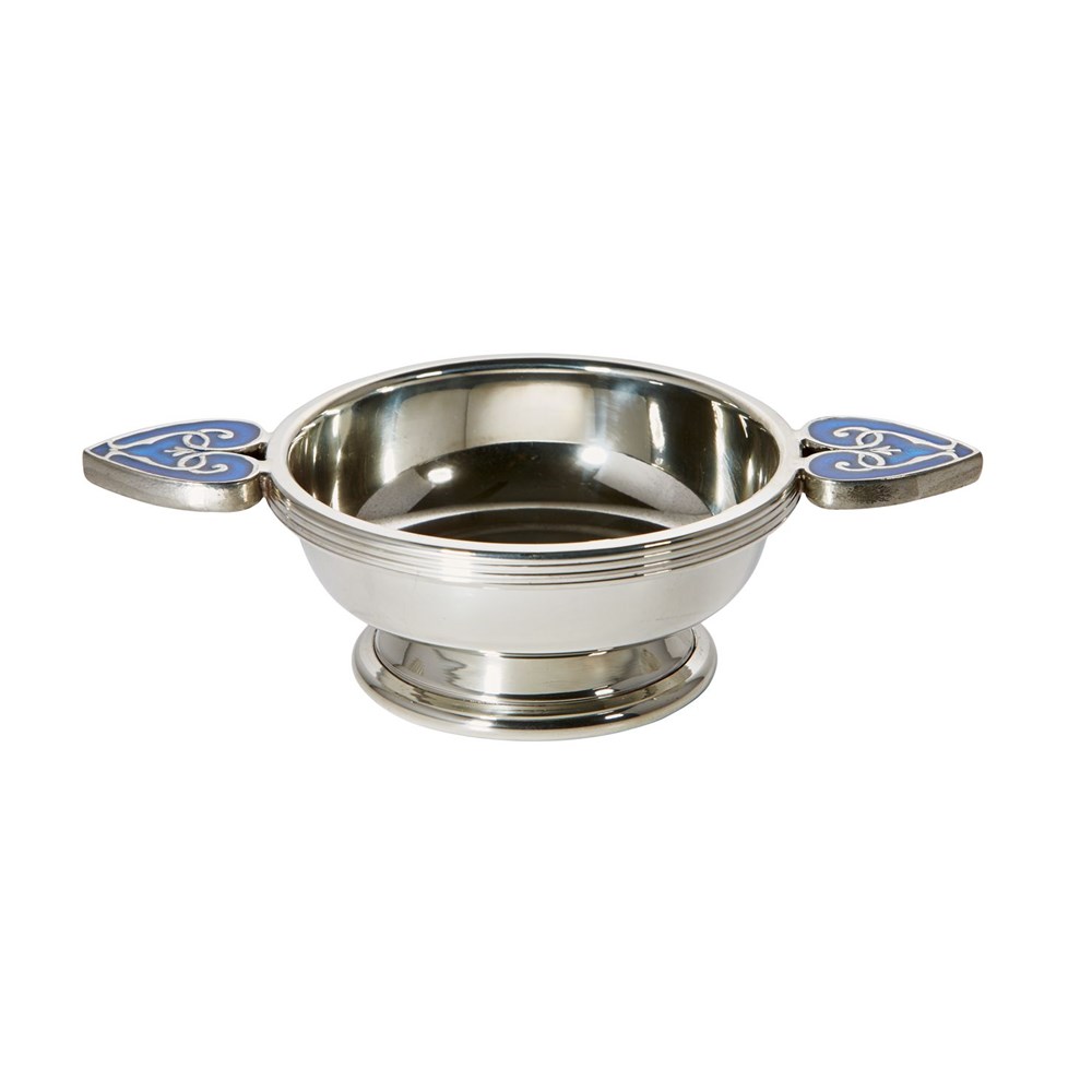 Blue Heart Of The Highlands Medium Quaich Blue Heart Of The Highlands Medium Quaich