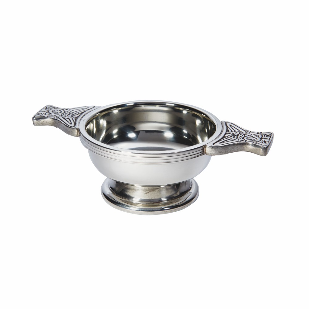 Celtic Circle Small Pewter Quaich