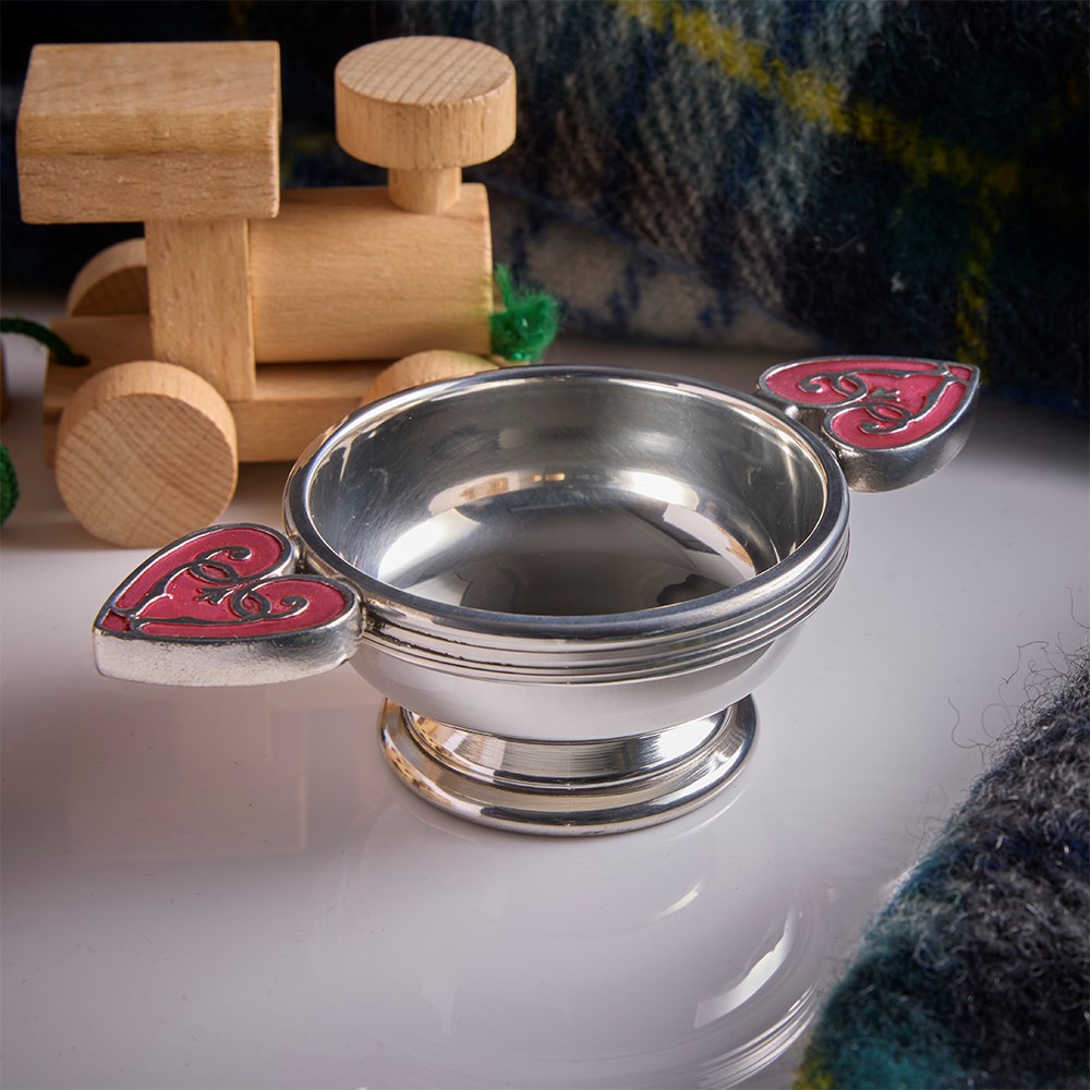 Baby Pink Heart Of The Highlands Small Quaich