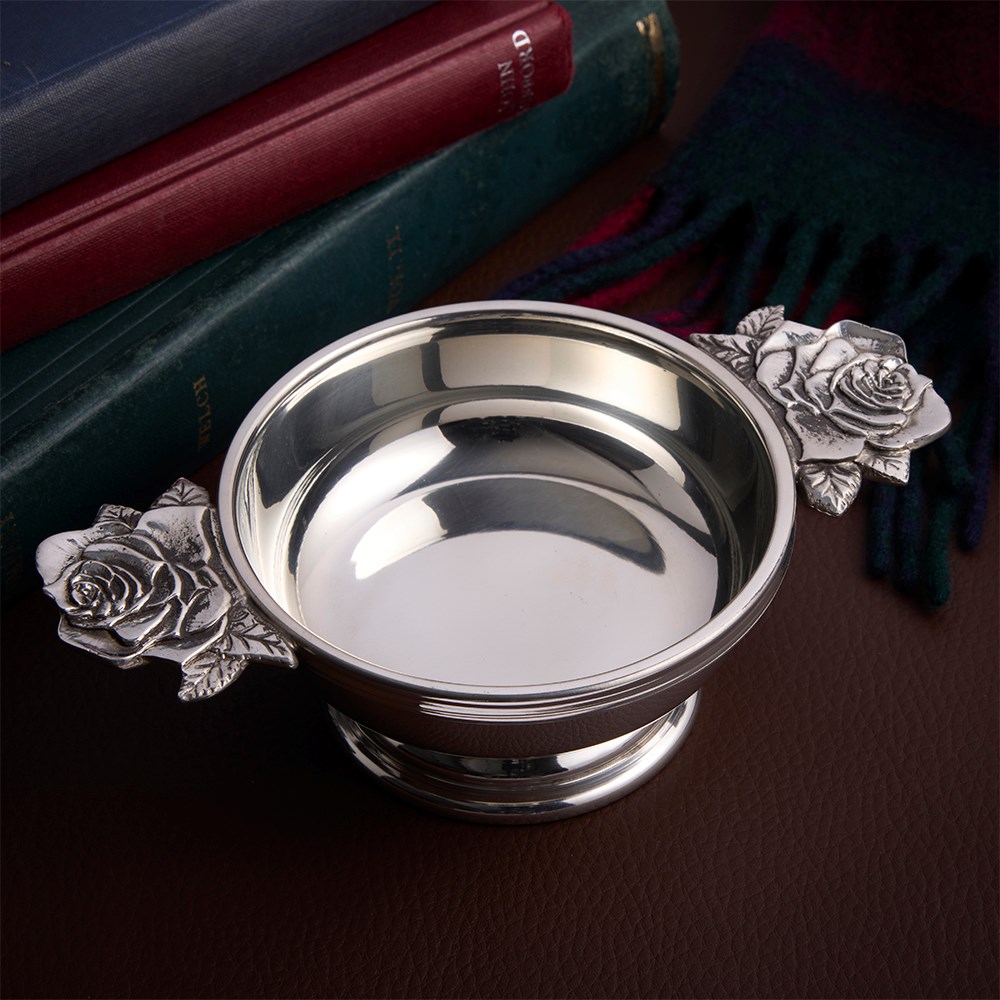 medium rose handle quaich medium rose handle quaich