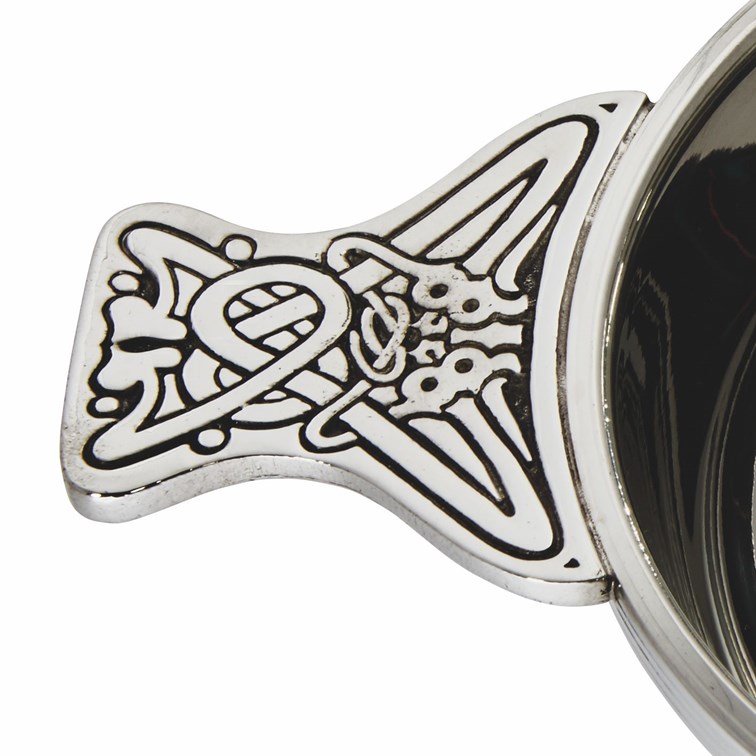 Large Plus Wood And Pewter Quaich Large Plus Wood And Pewter Quaich
