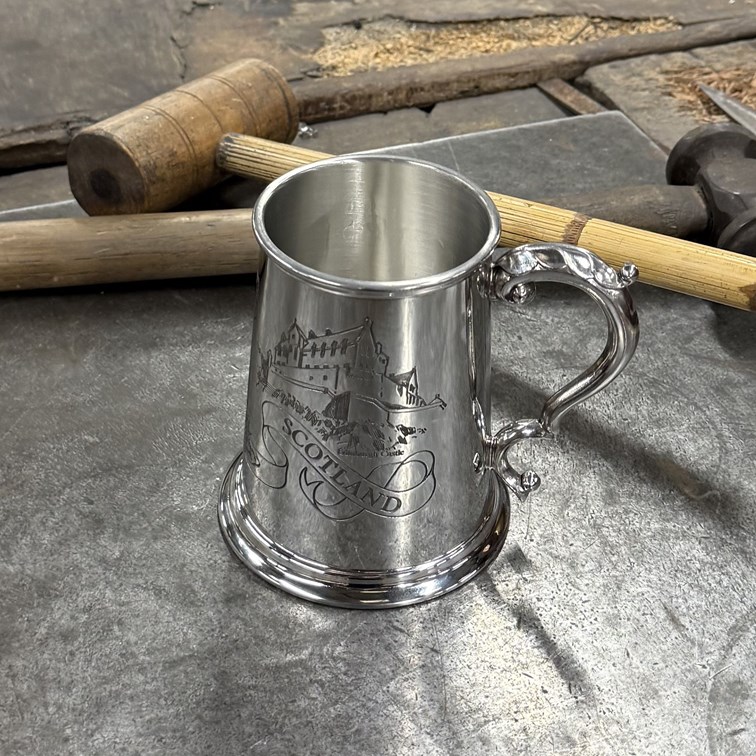 Scotland One Pint Pewter Tankard Scotland One Pint Pewter Tankard