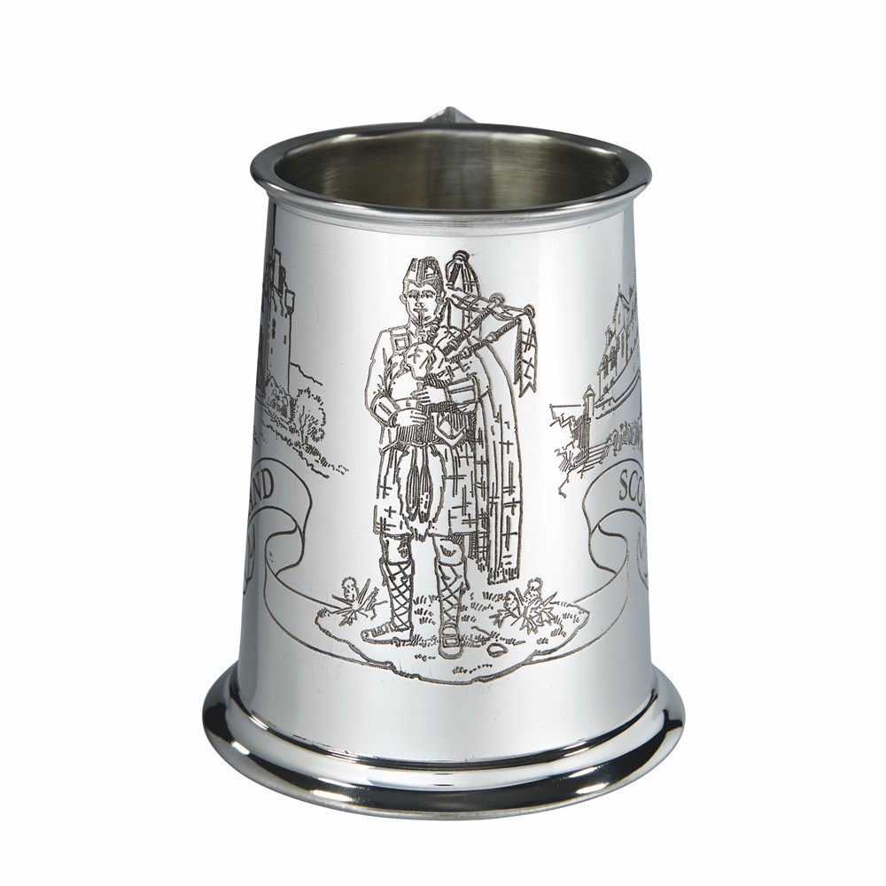 Scotland One Pint Pewter Tankard Scotland One Pint Pewter Tankard
