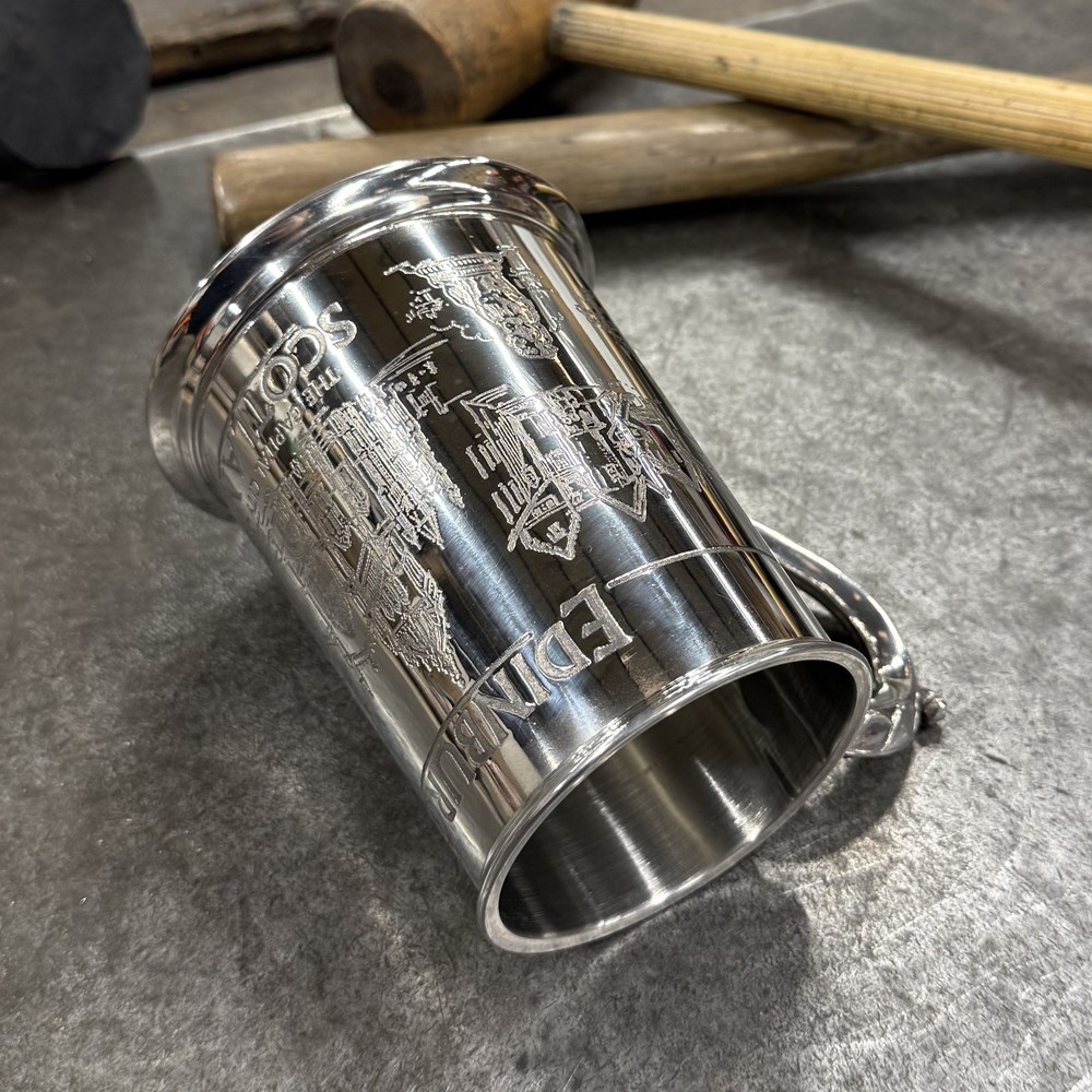 Edinburgh 1 pint pewter Tankard Edinburgh 1 pint pewter Tankard