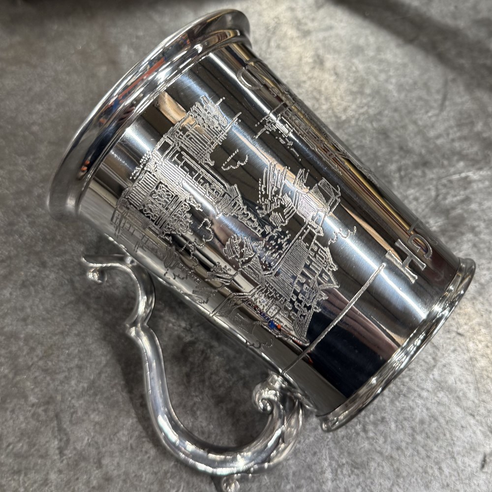 Edinburgh 1 pint pewter Tankard Edinburgh 1 pint pewter Tankard