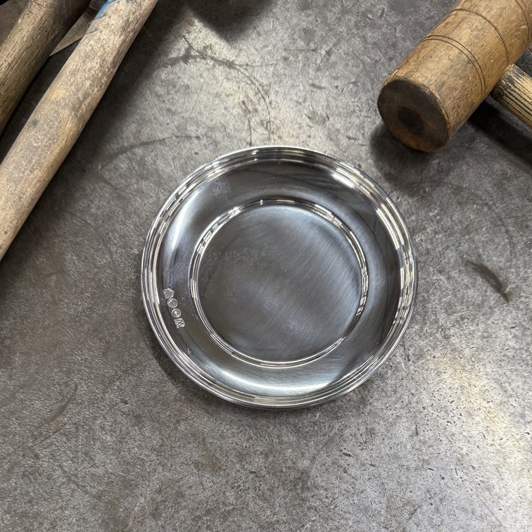 Small Polished Pewter Plate Small Polished Pewter Plate