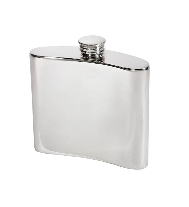 Paisley Pewter 6oz Kidney Hip flask