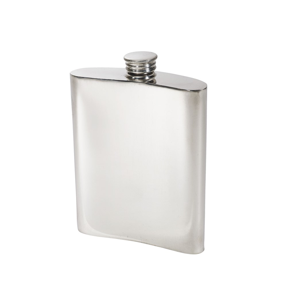 Knox 6oz Pewter Kidney Flask