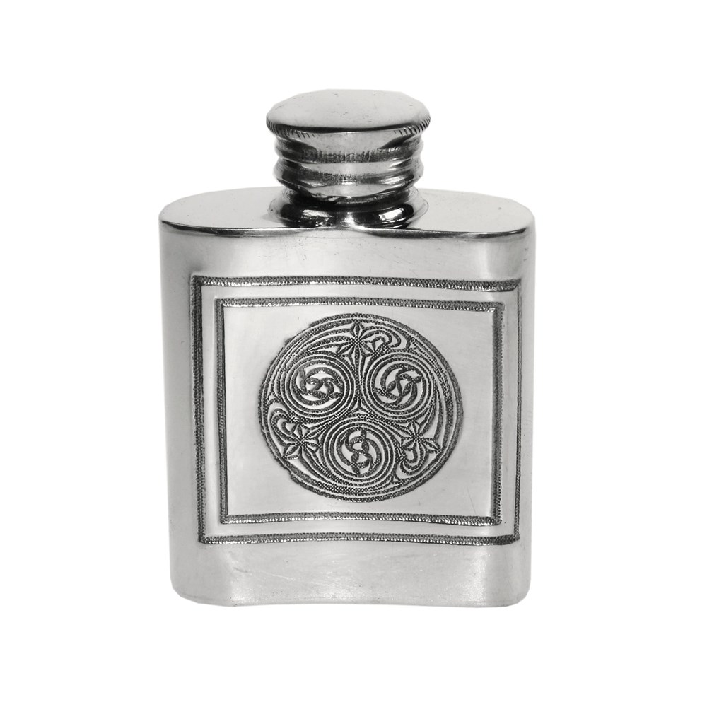 Tiny Kells Pewter Purse Flask Tiny Kells Pewter Purse Flask