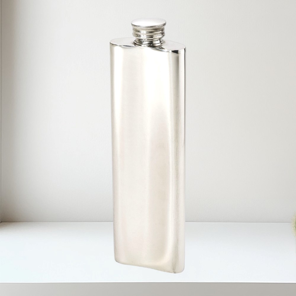 3oz Charles Rennie Mackintosh Pewter Purse Flask 3oz Charles Rennie Mackintosh Pewter Purse Flask