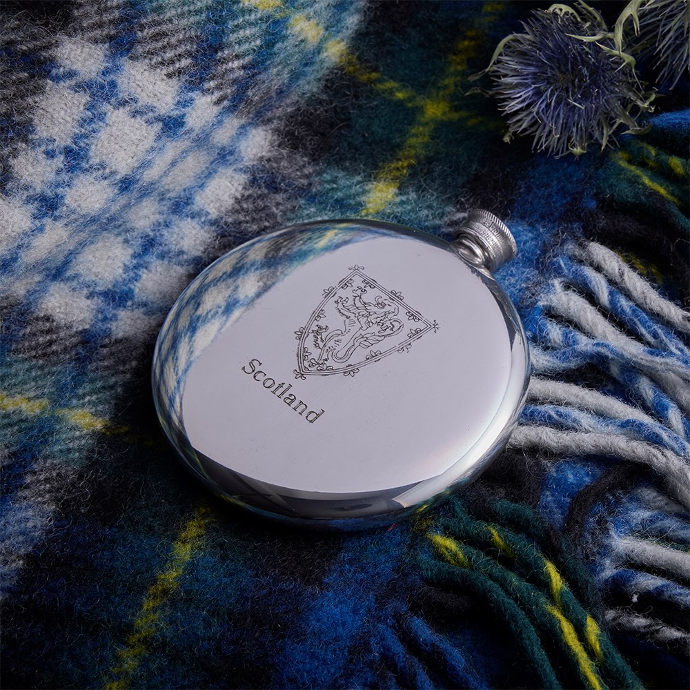 Lion Of Scotland 4oz Pewter Sporran Flask