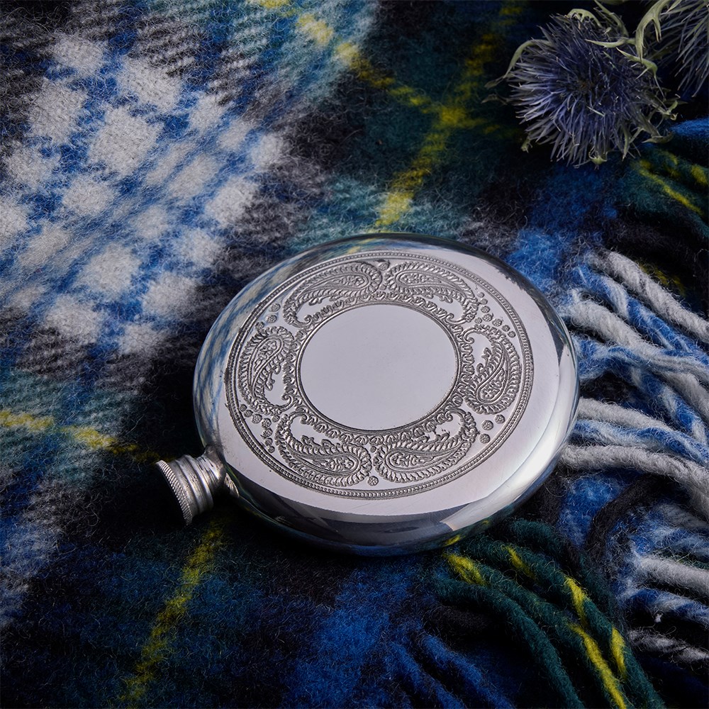 Paisley Pewter Sporran Flask