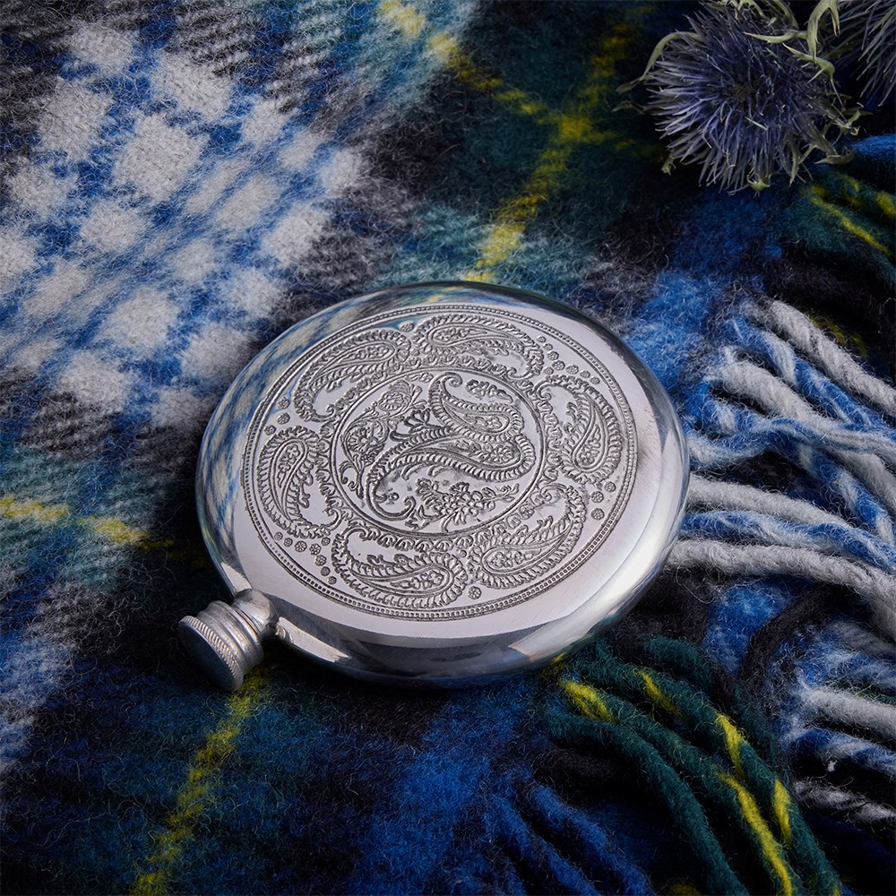 Paisley Pewter Sporran Flask
