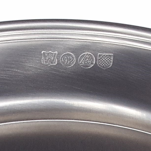 Medium Antique Finish Pewter Plate Medium Antique Finish Pewter Plate