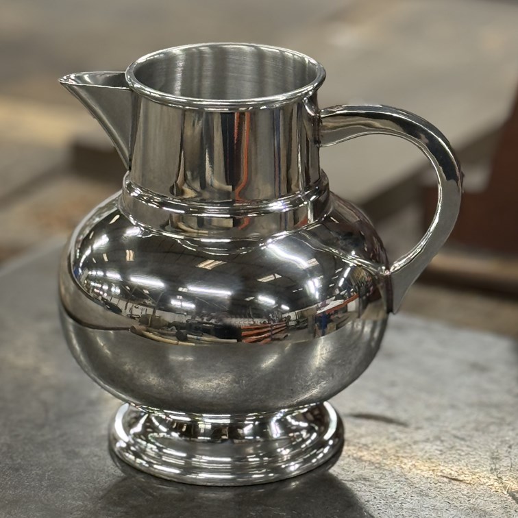 Medium Pewter Water Jug Beer Pitcher Medium Pewter Water Jug Beer Pitcher