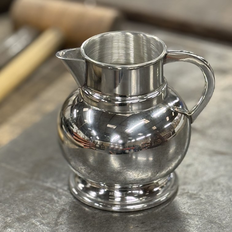 Small Pewter Water Jug Beer Pitcher Small Pewter Water Jug Beer Pitcher