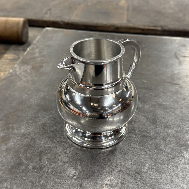 Small Pewter Water Jug Beer Pitcher Small Pewter Water Jug Beer Pitcher