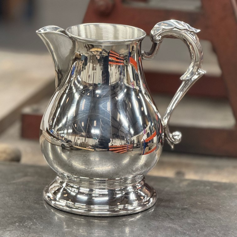 Pewter Ewer Jug Pewter Ewer Jug