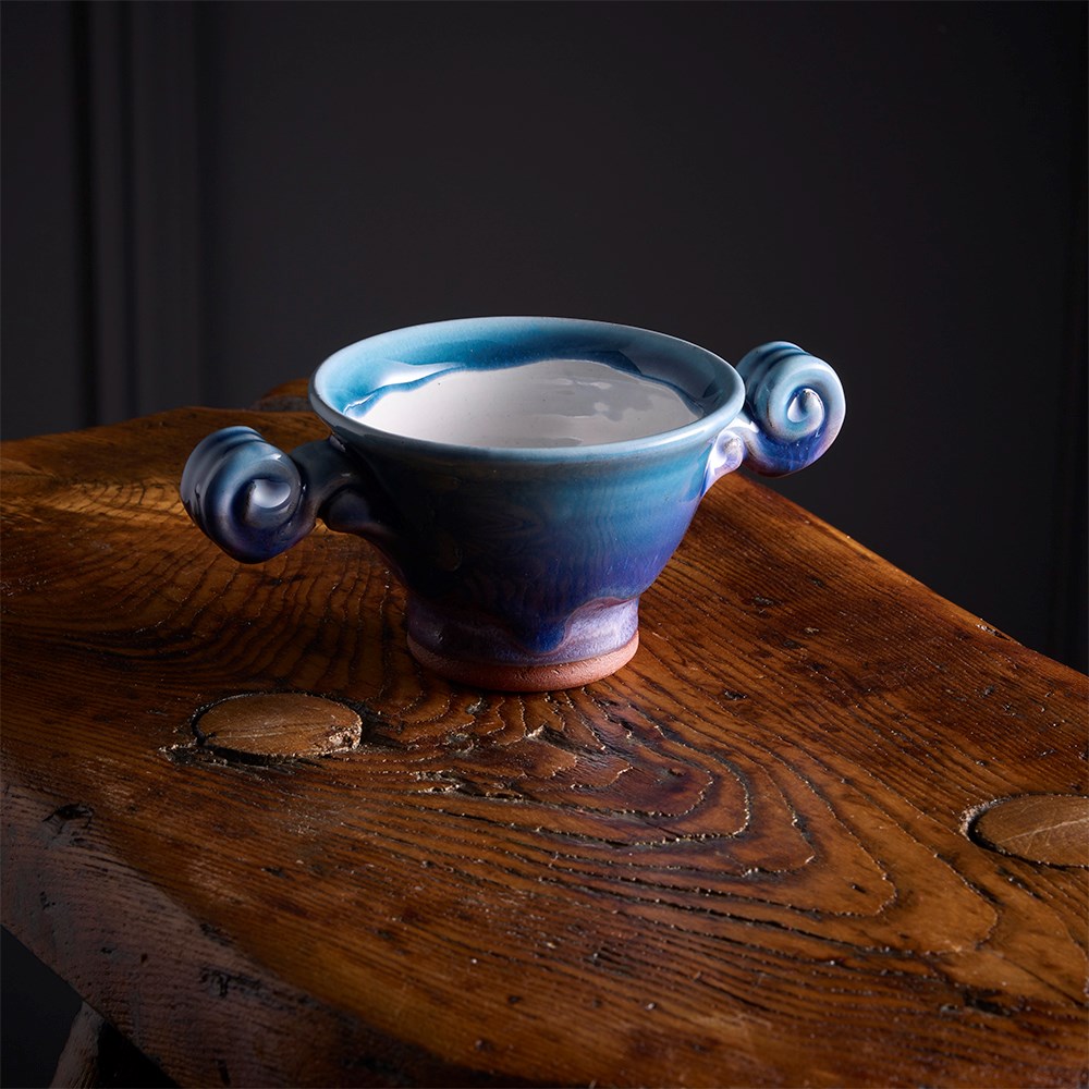 Highland Heather 3" Ceramic Quaich
