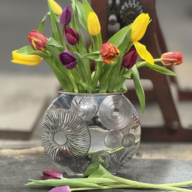 Millstones Large Round Vase Millstones Large Round Vase