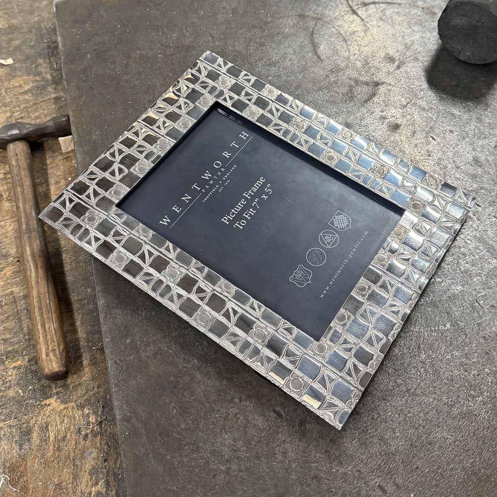 Large Knox 7"x5" Pewter Picture frame