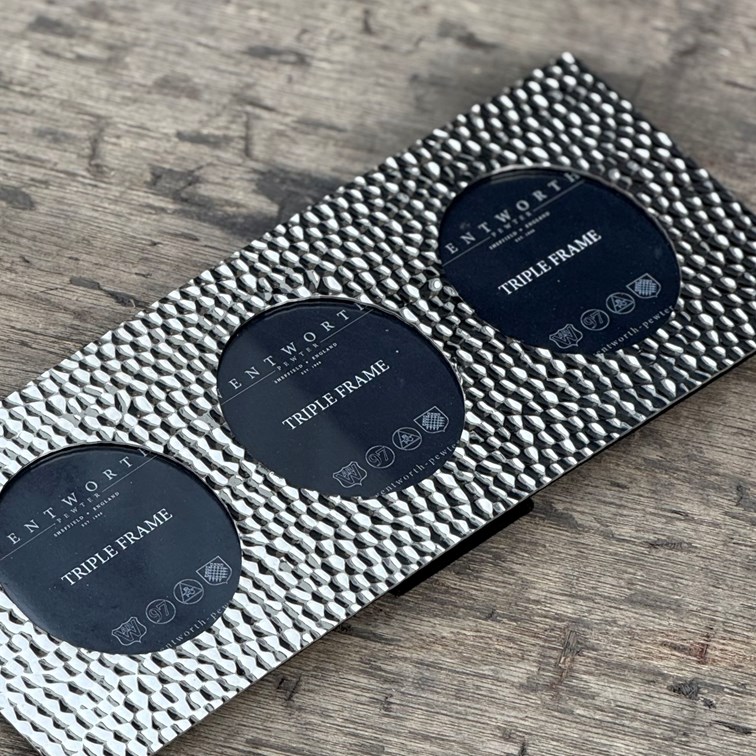 Triple Hammered Pewter Frame Triple Hammered Pewter Frame