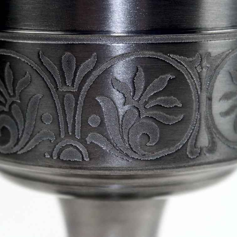 Medieval Antique Finish Pewter Goblet Medieval Antique Finish Pewter Goblet