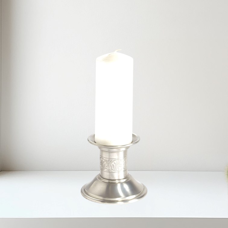 Extra Small Medieval Pewter Candle Holder Antique Finish Extra Small Medieval Pewter Candle Holder Antique Finish
