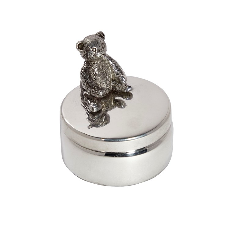 Teddy Pewter Trinket Box Teddy Pewter Trinket Box