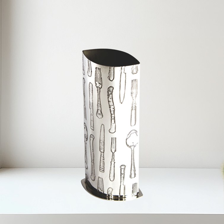 Knife Fork Spoon Pewter Budvase Knife Fork Spoon Pewter Budvase