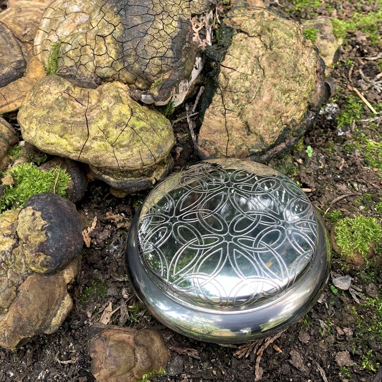 Triquetra Pewter Trinket Box Triquetra Pewter Trinket Box