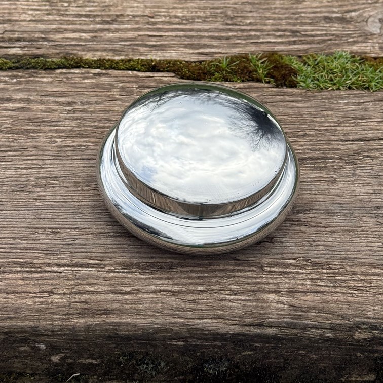 Plain Georgian Pewter Trinket Box Plain Georgian Pewter Trinket Box