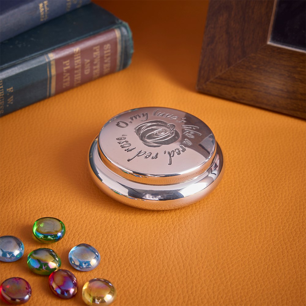 Red Red Rose Trinket Box