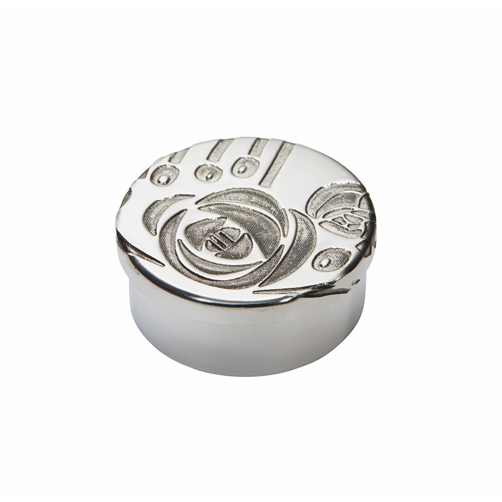 Charles Rennie Mackintosh Small Pewter Trinket Box