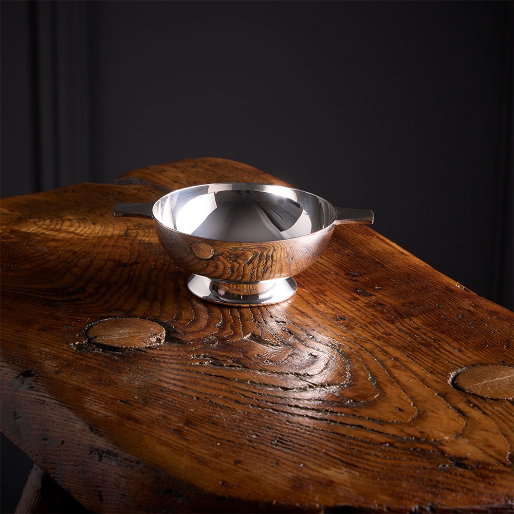 Small Silver Plated Plain Quaich Small Silver Plated Plain Quaich