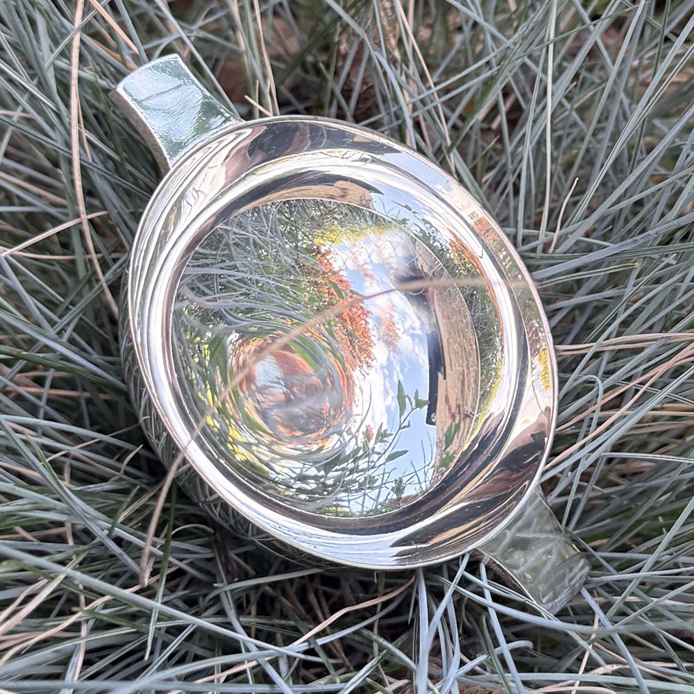 4" Plain Silver Plated Quaich 4" Plain Silver Plated Quaich