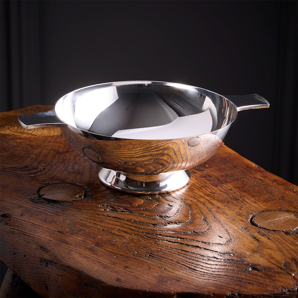 Silver Plated Plain 5" Quaich