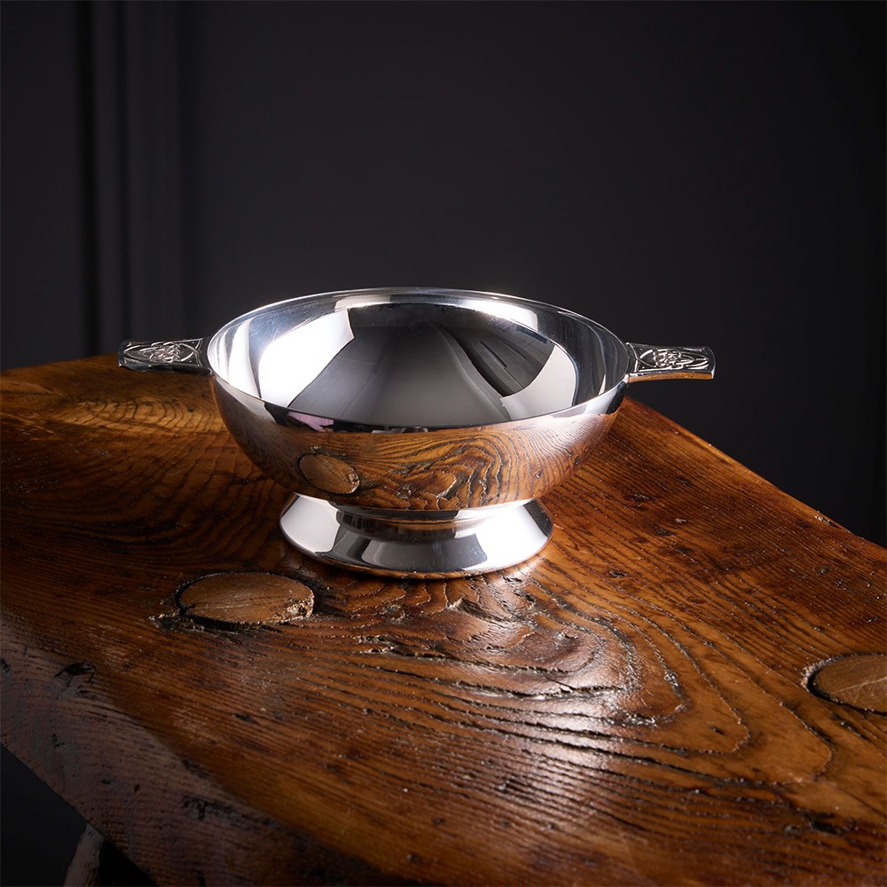 Silver Plated 4" Celtic Quaich Silver Plated 4" Celtic Quaich