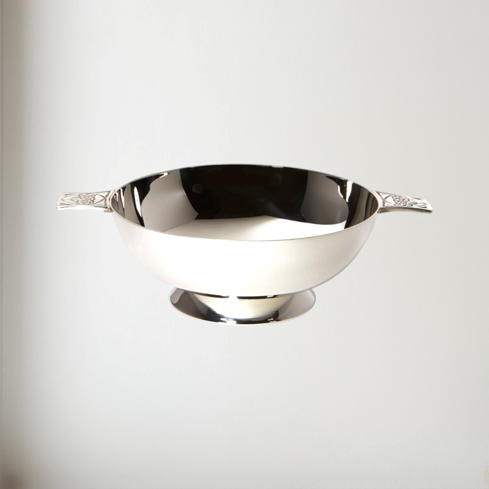 4" Celtic Silver Plated Quaich