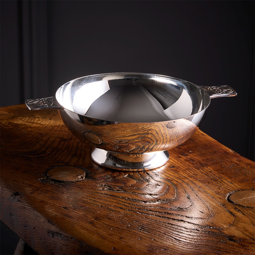 Silver Plated 5" Celtic Quaich Silver Plated 5" Celtic Quaich