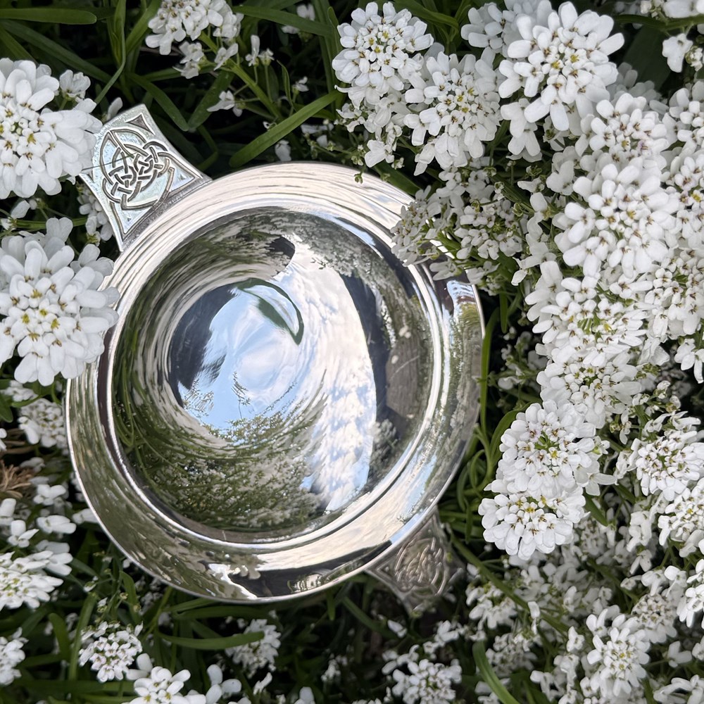 5" Celtic Silver Plated Quaich 5" Celtic Silver Plated Quaich