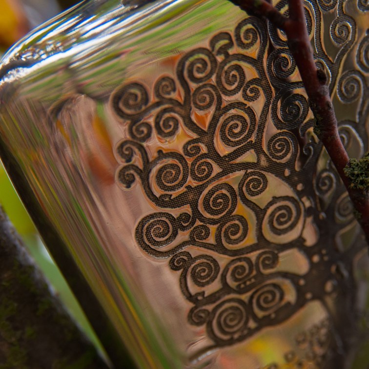 4oz Tree Of Life Tree Pewter Pocket Flask 4oz Tree Of Life Tree Pewter Pocket Flask