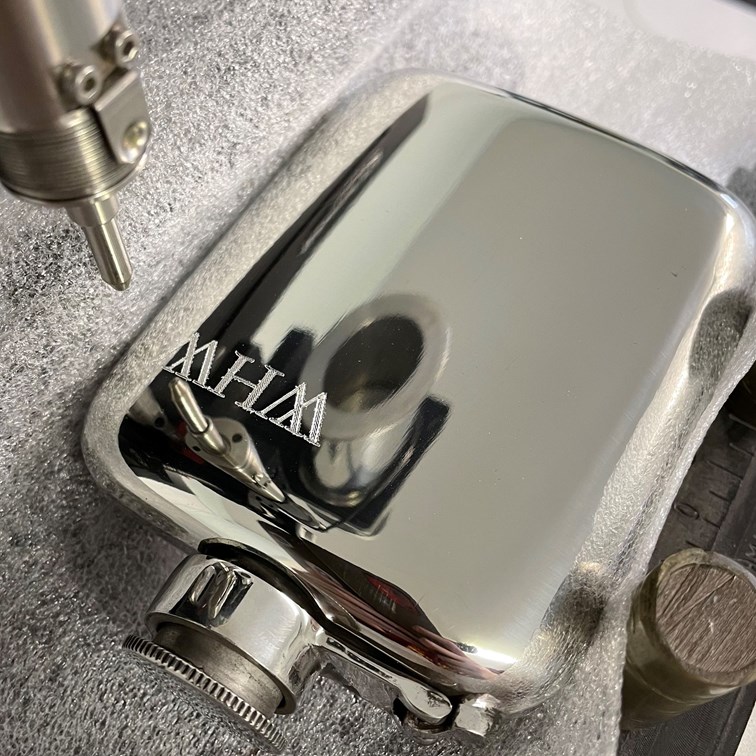 6oz Plain Pewter Pocket Flask With Captive Top 6oz Plain Pewter Pocket Flask With Captive Top