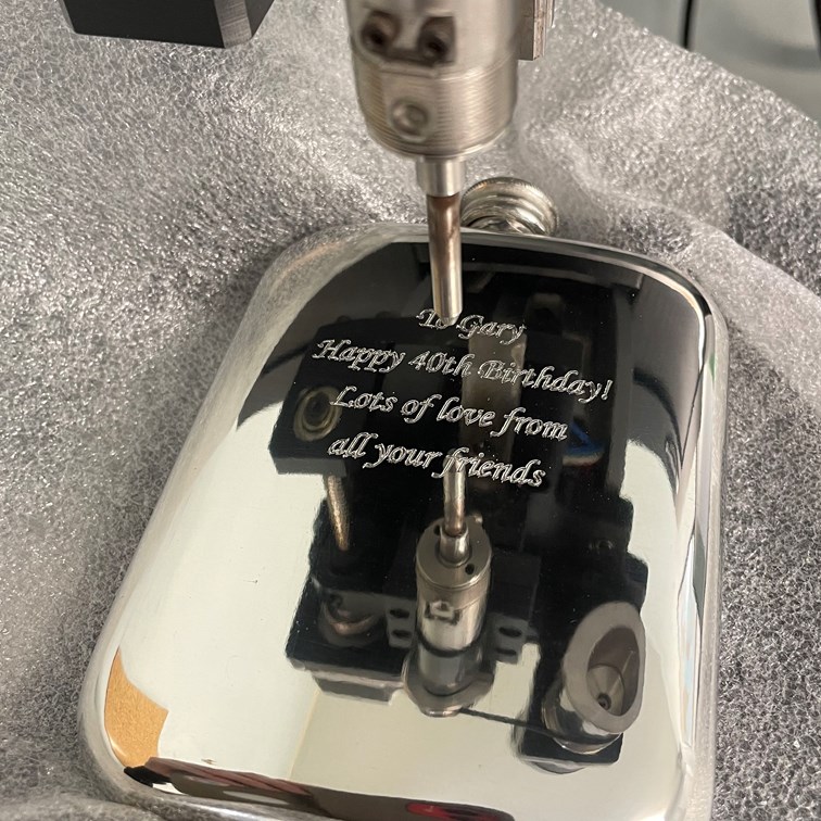 6oz Plain Pewter Pocket Flask 6oz Plain Pewter Pocket Flask