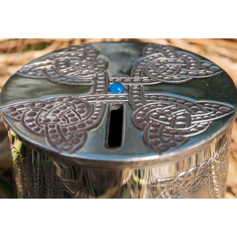 Celtic Cross Pewter Money Box Celtic Cross Pewter Money Box