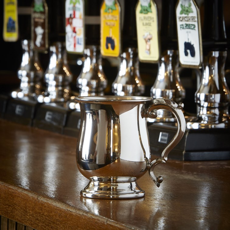 Classic Georgian One Pint Pewter Tankard Classic Georgian One Pint Pewter Tankard