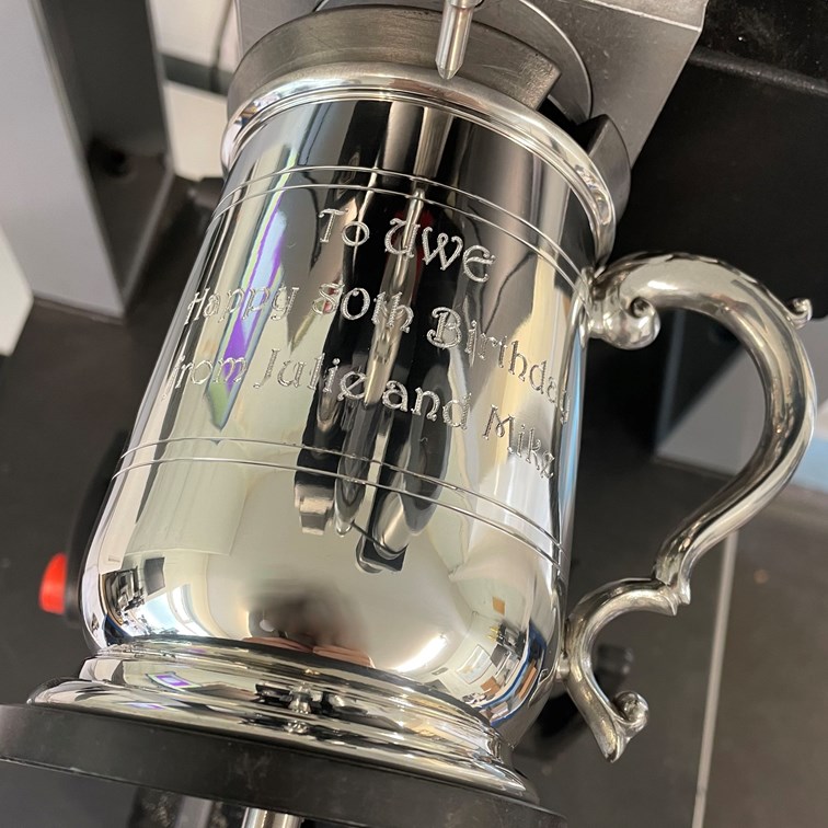 Standard Jacobean One Pint Pewter Tankard Standard Jacobean One Pint Pewter Tankard